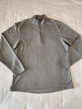 Mountain Equipment Quarter Zip Pullover Midweight Men's Size XL Gray Gorpcore
